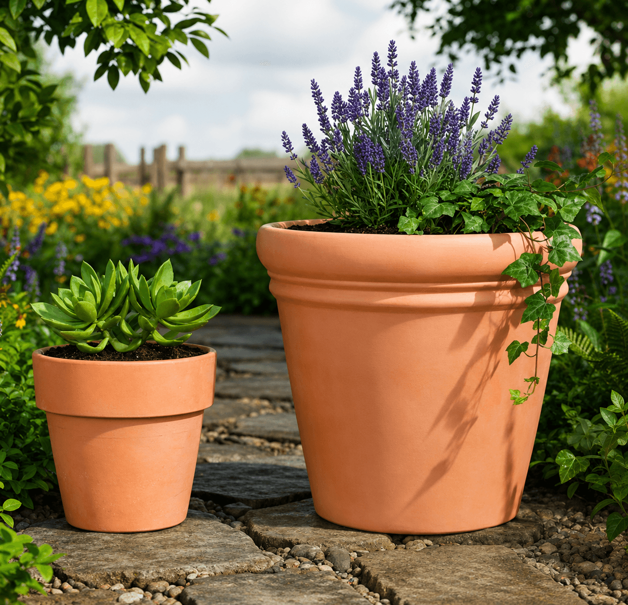 At home on a garden, balcony or rooftop