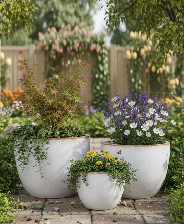 Layer planting for height and depth
