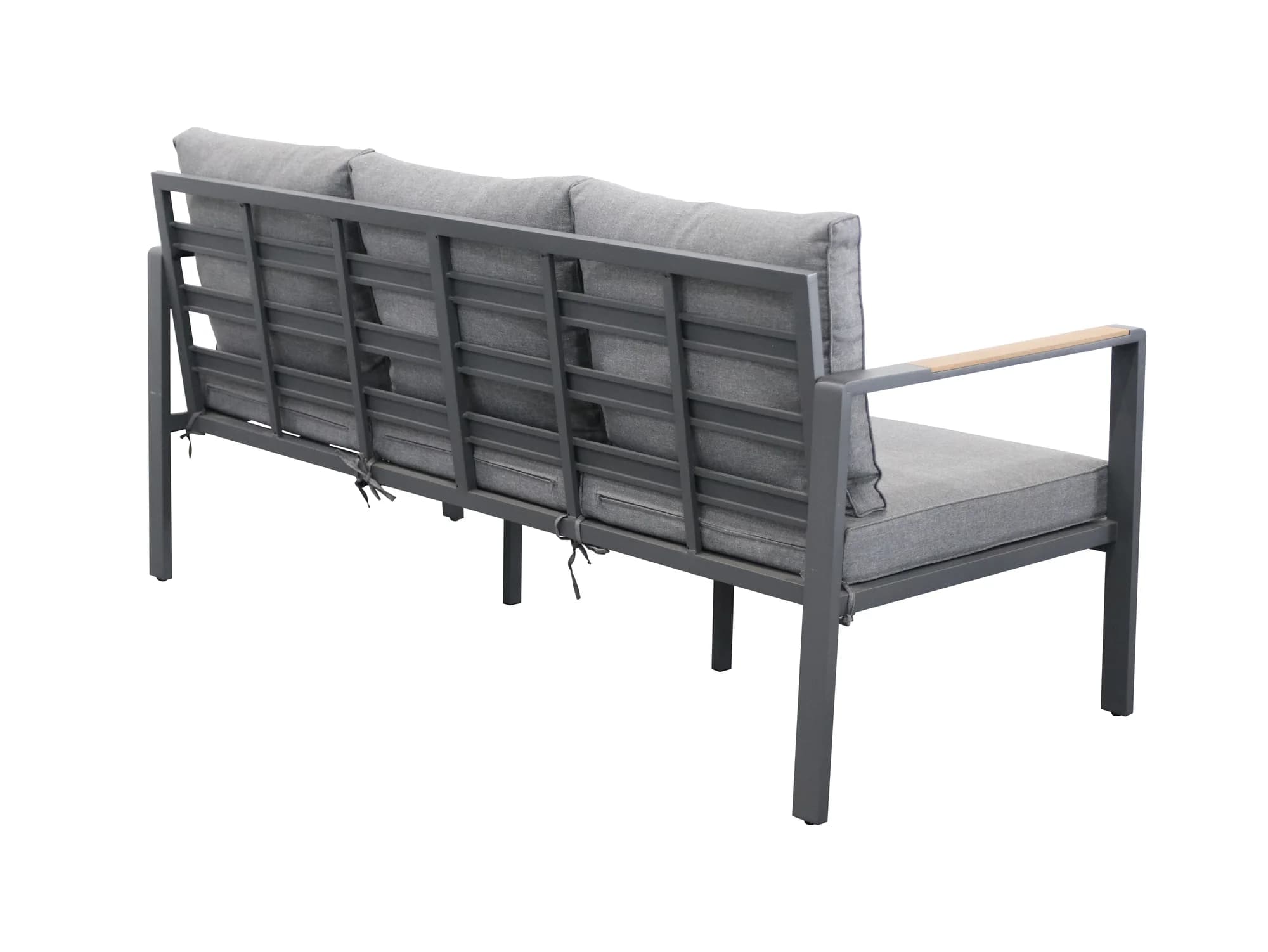 Wooden and metal Sofa, view 6