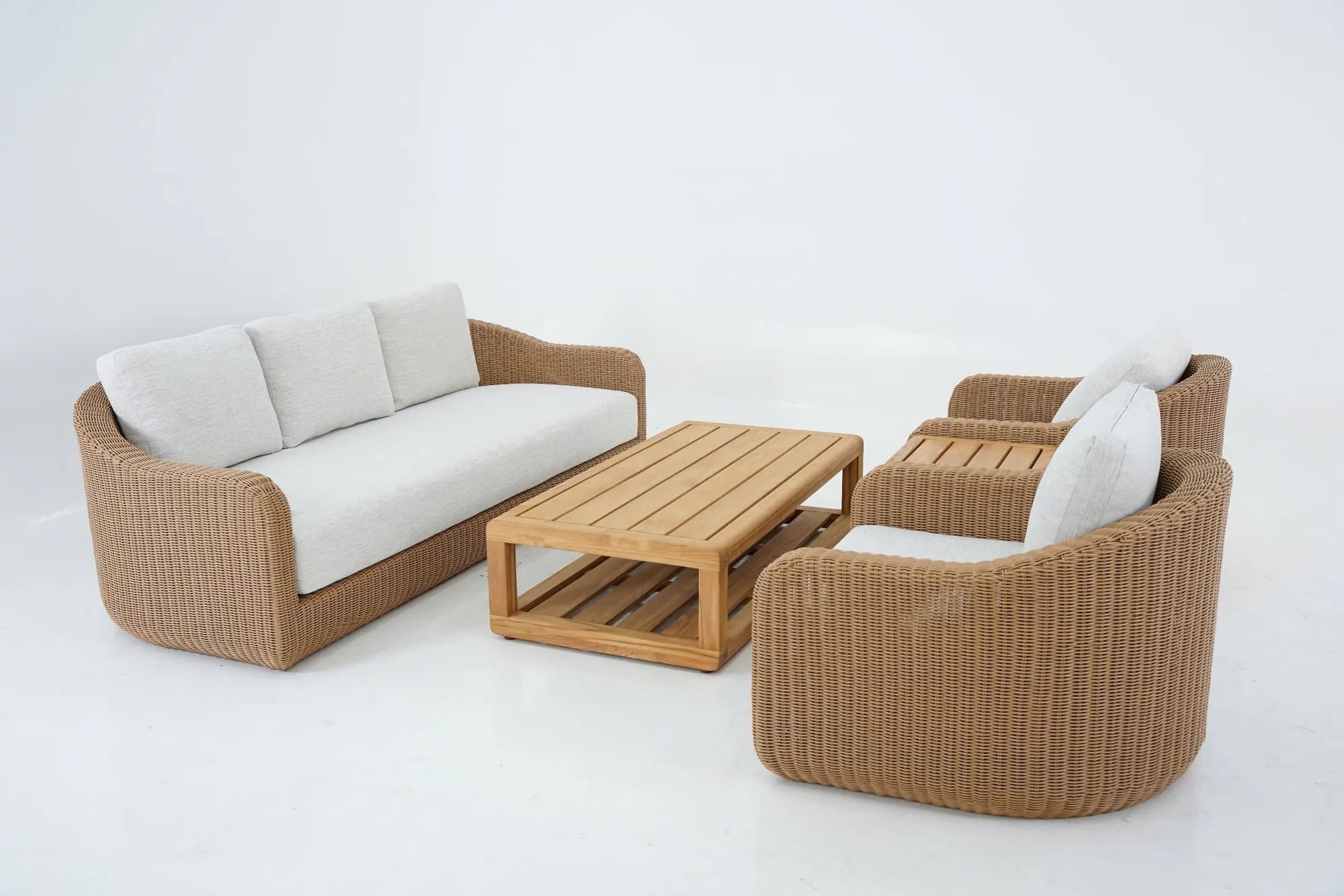 Ghế sofa đan lát, góc nhìn 5