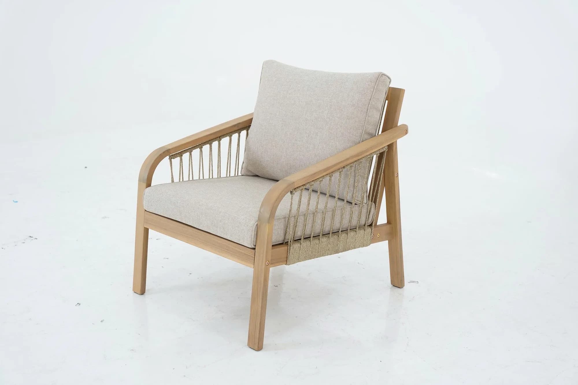Wooden and rope Sofa, view 5