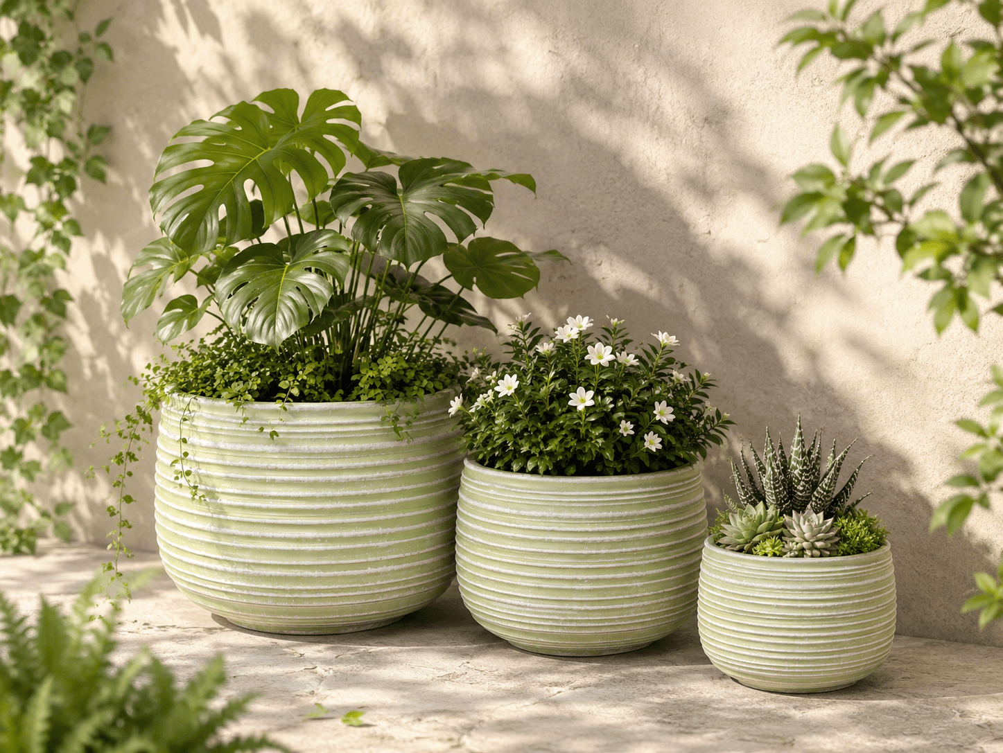 Poly resin is light and versatile
